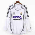 2006-2007 Real Madrid  Domicile Retro Manches Longues