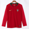 2018 Portugal Domicile maillot Retro Manches Longues