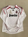 MAILLOT RETRO AC MILAN EXTÉRIEUR 2006/2007 VERSION MANCHES LONGUES