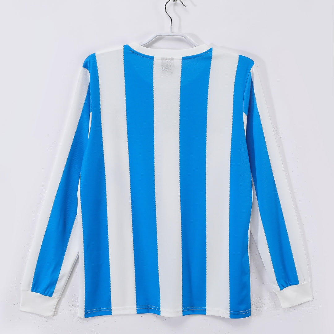 1986 Maillot  Argentine Domicile Rétro  Manches Longues
