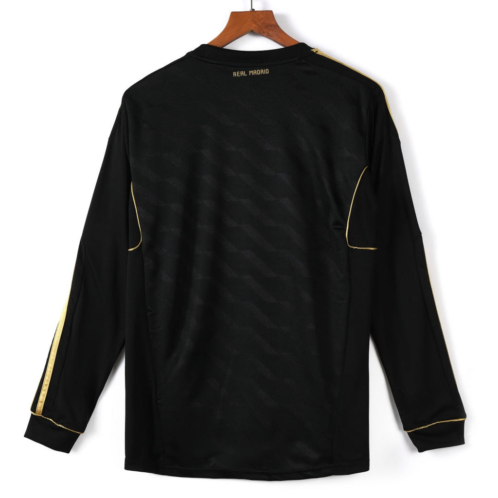 2011-2012 Maillot Retro Real Madrid Extérieur Manches Longues
